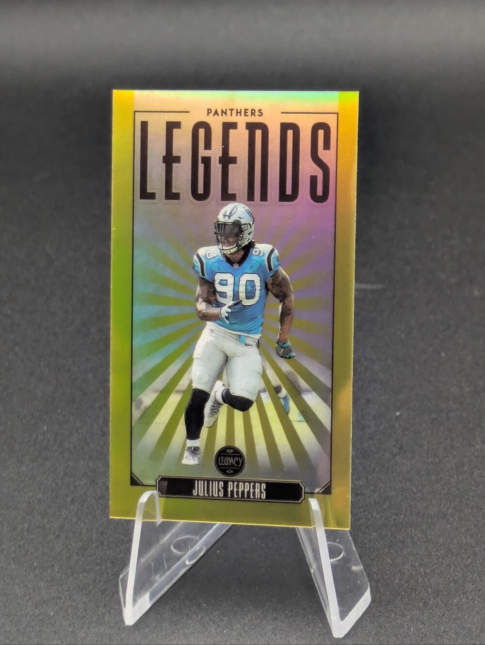 2020 Panini Legacy Premium Edition Mini Gold #/25 Julius Peppers #104 Panthers